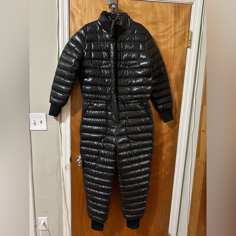 Ethical Goose Down Brand New Luxton Jumpsuit Number 2.1 Black Size Large Skiing - Picture 4 of 12